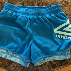 Girls Umbro Lined Shorts